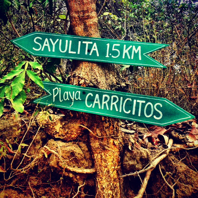 Sayulita Beach Sign
